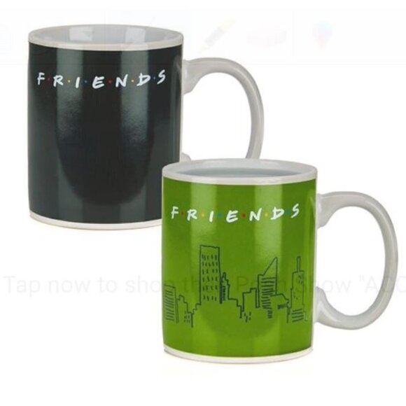 FRIENDS How You Doin 10oz Heat Change Ceramic Mug - NWT - Picture 2 of 9